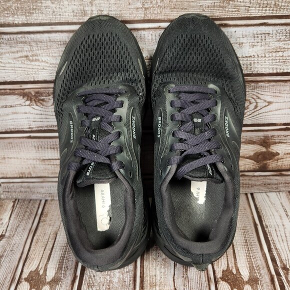 Brooks Adrenaline GTS 23 Women's 8 Black Running Shoes Sneakers 1203811B020 - Picture 7 of 12